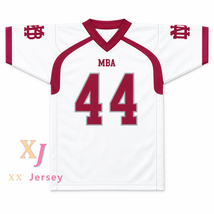 PERSONALIZA CUALQUIER Nombre Número TY CHANDLER 44 MONTGOMERY BELL ACADEMY BIG REDS Camiseta de Fútbol Blanca Cosida Tallas S-6XL