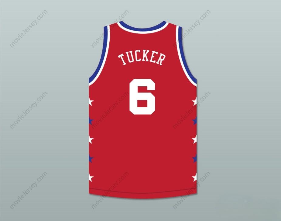 PERSONALIZA CUALQUIER Nombre Número TRENT TUCKER 6 MAGIC JOHNSON ALL STAR GAME CAMISETA ROJA DE BALONCESTO 1990 EVENTO BENÉFICO MIDSUMMER NIGHT'S MAGIC Confección Premium S-6XL