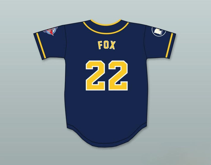 Número de nombre personalizado MATTHEW FOX 22 CAMISETA DE BÉISBOL AWAYBOYS 6º DESAFÍO ANUAL DE SOFTBOL ROCK N' JOCK 1995 Cosida en la parte superior S-6XL