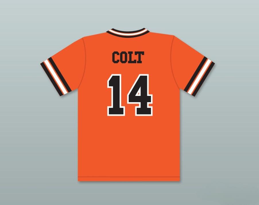Personalizado Cualquier Nombre Número JEFFREY 'COLT' DOUGLAS 14 DRAGONS BASEBALL JERSEY Parte Superior Bordada S-6XL