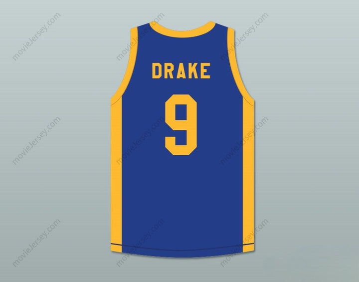 CAMISETA DE BALONCESTO PERSONALIZADA con Cualquier Nombre y Número de DRAKE 9 DEGRASSI COMMUNITY SCHOOL PANTHERS para HOMBRE, Bordado S-6XL