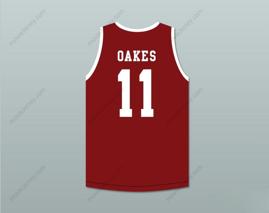 PERSONALIZA CUALQUIER Nombre Número SINBAD ENTRENADOR WALTER OAKES 11 UNIVERSIDAD HILLMAN CAMISETA BALONCESTO GRANATE UN MUNDO DIFERENTE Cosido Superior S-6XL