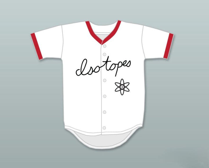 Camiseta de béisbol con botones de HOMER SIMPSON ISOTOPES 20 con nombre y número personalizados, costuras de S-6XL