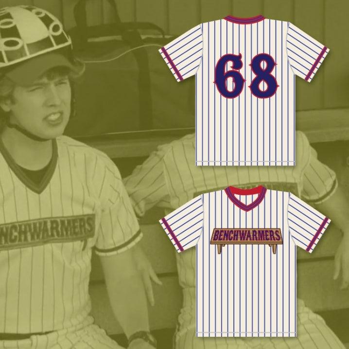 Personalizada Cualquier Nombre Número JON HEDER CLARK REEDY 68 CAMISETA DE BÉISBOL RAYADA BENCHWARMERS Costuras Vistas S-6XL