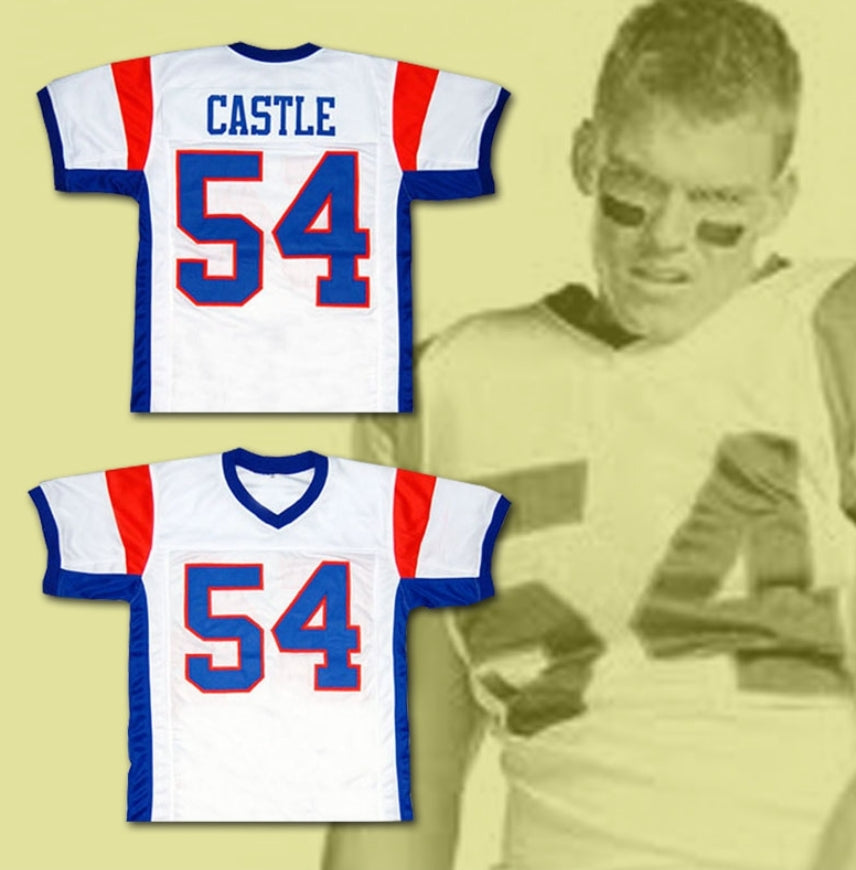 PERSONALIZA Cualquier Nombre Número THAD CASTLE 54 BLUE MOUNTAIN STATE GOATS Camiseta de Fútbol Cosida Tallas S-6XL