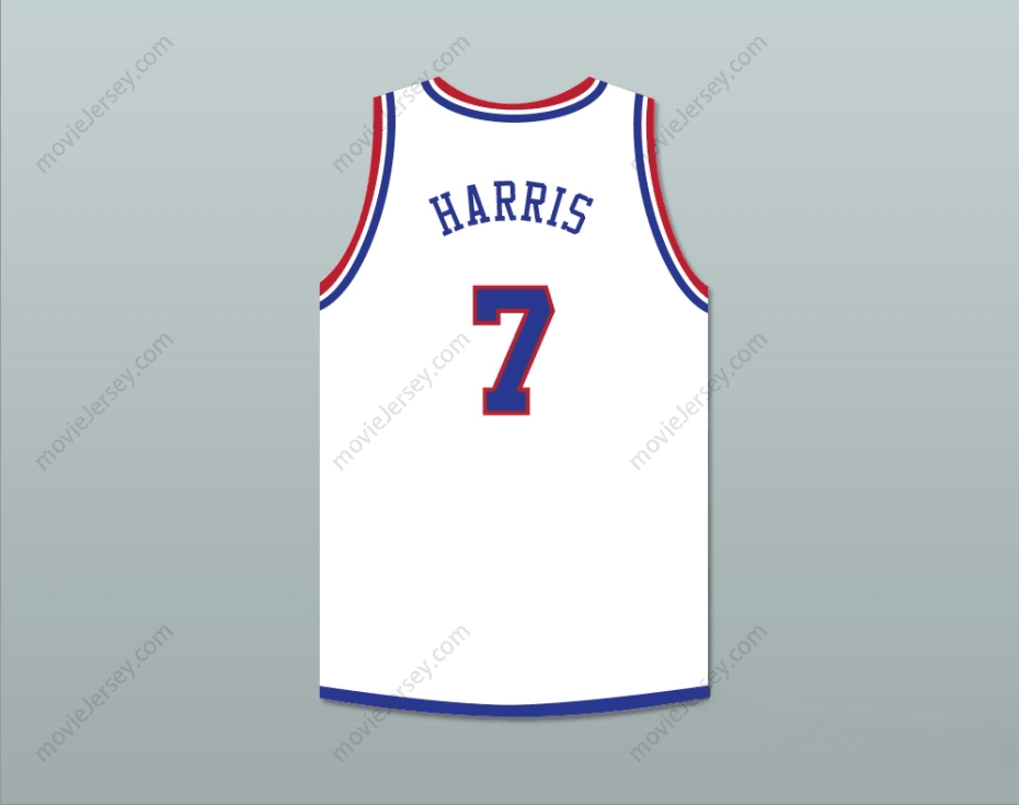 PERSONALIZA CUALQUIER Nombre Número LUSIA HARRIS 7 USA CAMISETA BALONCESTO BLANCA 2 Costuras S-6XL