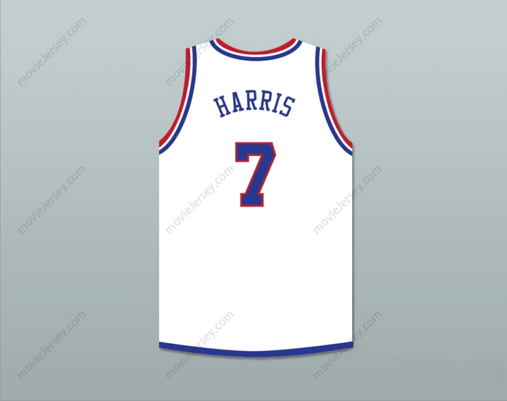 PERSONALIZA CUALQUIER Nombre Número LUSIA HARRIS 7 USA CAMISETA BALONCESTO BLANCA 2 Costuras S-6XL