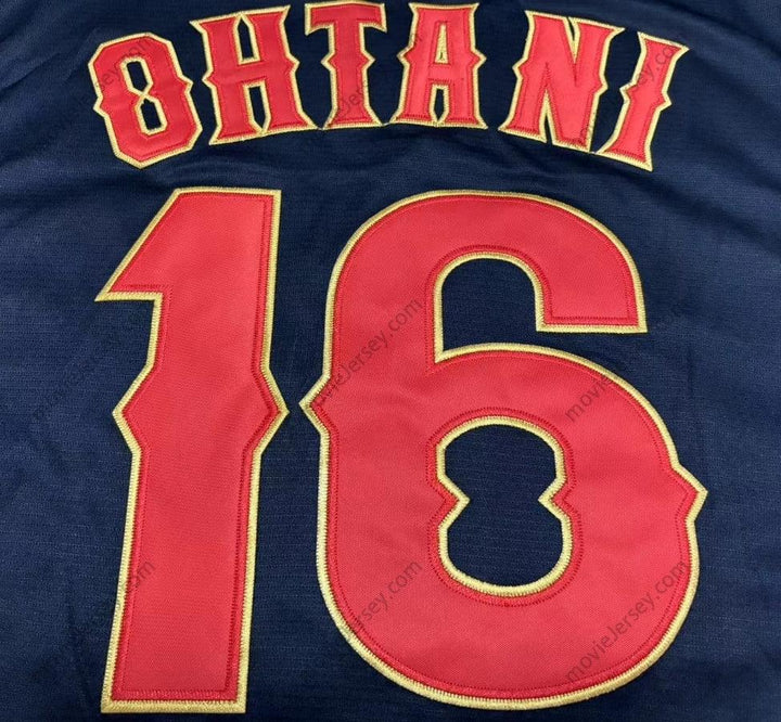 Nueva Camiseta de Béisbol Shohei Ohtani #16 Japón Clásico de Béisbol 2023 Con Costuras Superiores