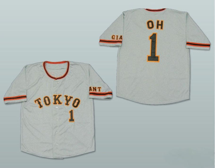 Camiseta de béisbol cosida personalizada con cualquier nombre y número SADAHARU OH TOKYO GIANTS NUEVA con costura superior S-6XL