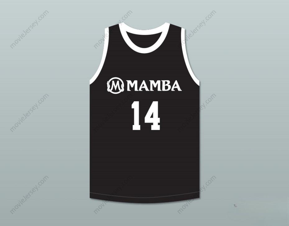 CUSTOM ANY Name Number PAYTON CHESTER 14 MAMBA BALLERS BLACK BASKETBALL JERSEY VERSION 4 Top Stitched S-6XL