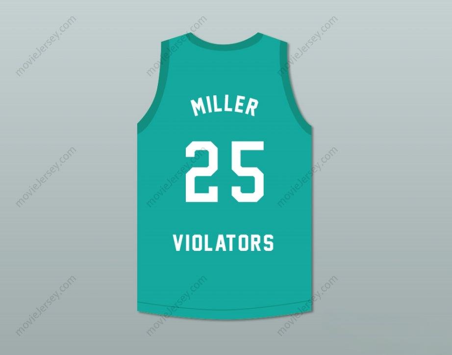 CUSTOM ANY Name Number OLIVER MILLER 25 VIOLATORS BASKETBALL JERSEY 3RD ANNUAL ROCK N' JOCK B-BALL JAM 1993 Top Stitched S-6XL