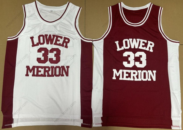 Merion #33 High School Men's Basketball Jersey Top Stitched S-XXXL Top Stitched S-6XL