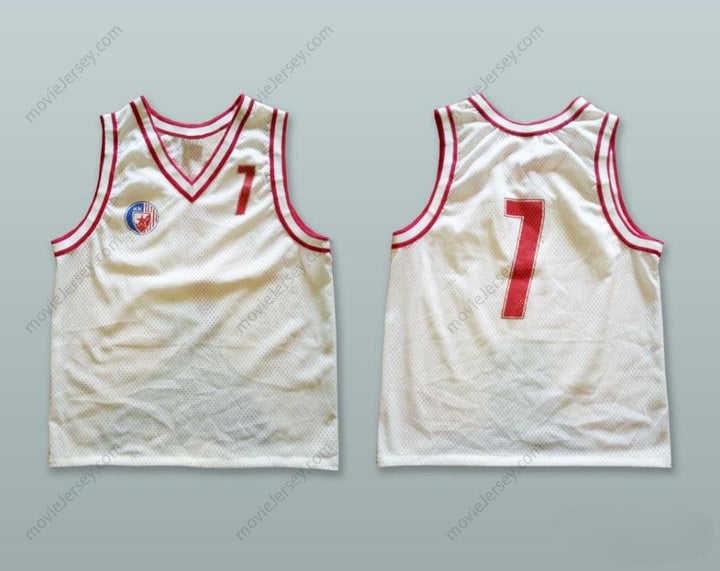 PERSONALIZAR Cualquier Nombre Número KK CRVENA ZVEZDA 7 ESTRELLA ROJA BELGRADO SERBIA Camiseta Baloncesto Blanca Costuras Top S-6XL