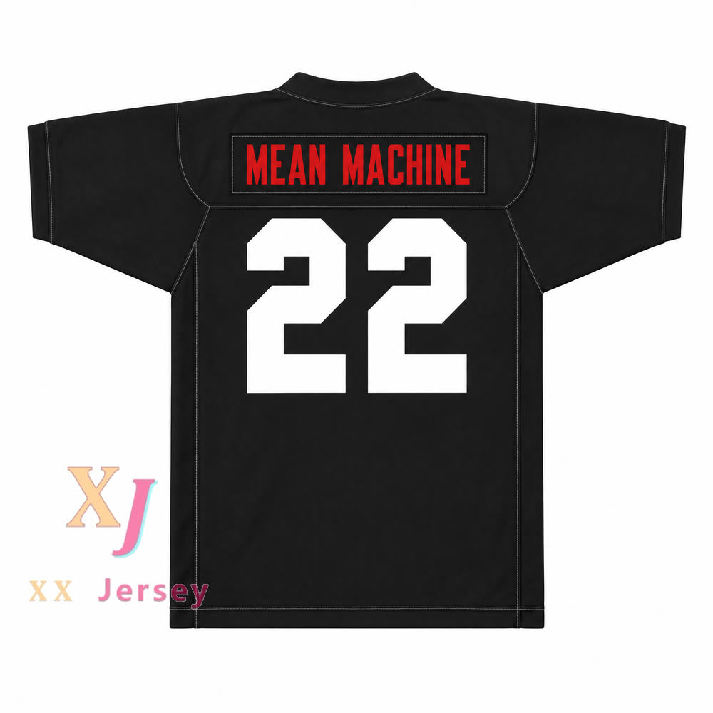 PERSONALIZA Cualquier Nombre Número BURT REYNOLDS 22 PAUL CREWE MEAN MACHINE CONVICTS Camiseta de Fútbol Cosida S-6XL