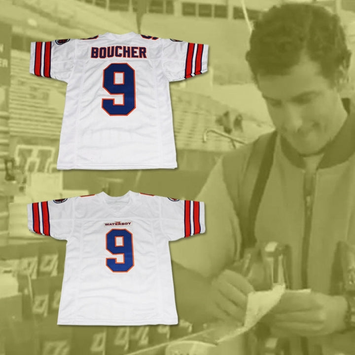 Custom Bobby Boucher 9 Mud Dogs The Waterboy Football Jersey