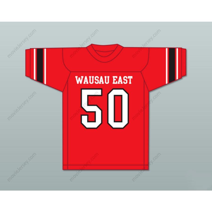 PERSONALIZA Cualquier Nombre Número JIM OTTO 50 WAUSAU EAST HIGH SCHOOL LUMBERJACKS Camiseta de Fútbol Cosida S-6XL