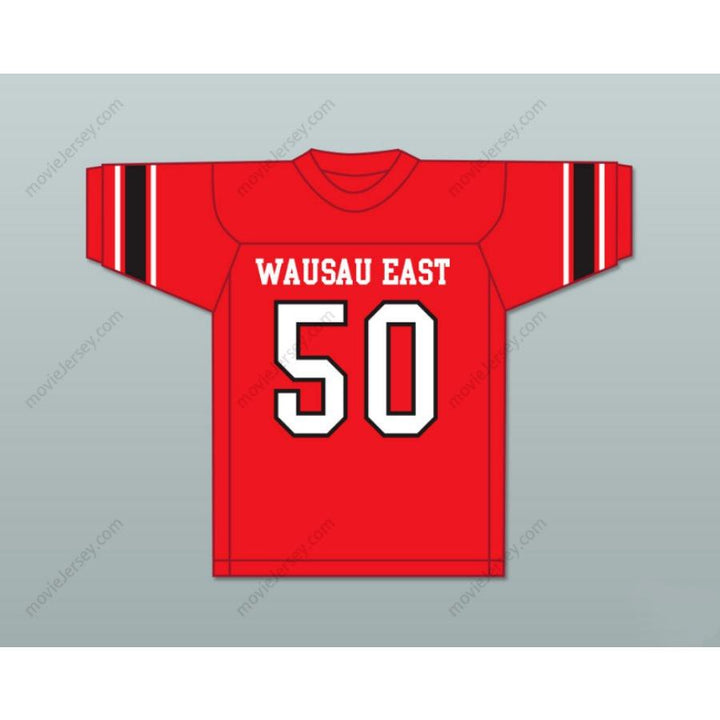 PERSONALIZA Cualquier Nombre Número JIM OTTO 50 WAUSAU EAST HIGH SCHOOL LUMBERJACKS Camiseta de Fútbol Cosida S-6XL