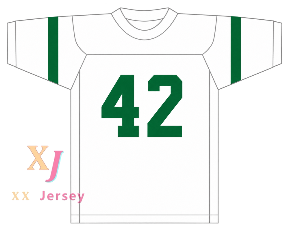 Custom Ronnie Lott 42 Eisenhower High School Eagles Green Football Jersey