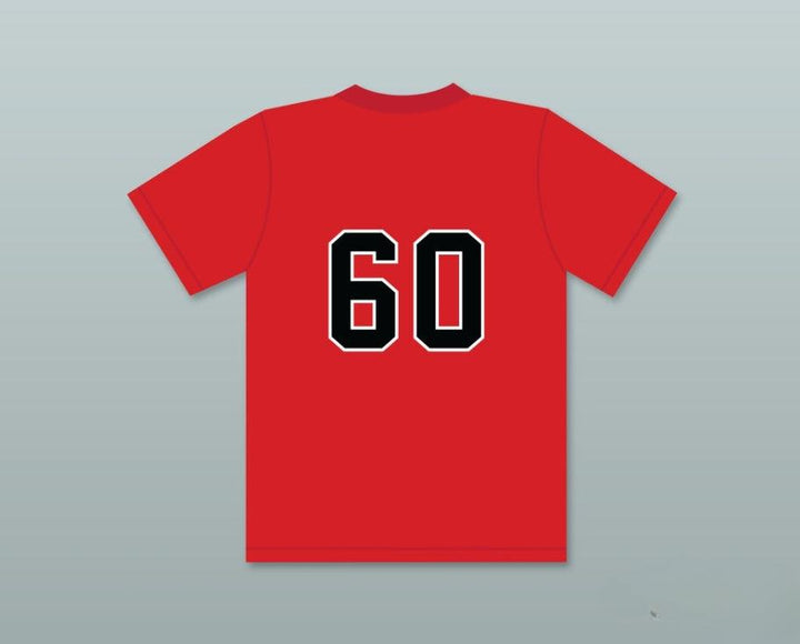 Camiseta de béisbol roja KEUCHEL 60 de los COMETAS de la ESCUELA SECUNDARIA BISHOP KELLEY, con cualquier nombre y número personalizados, talla S-6XL, cosida en la parte superior