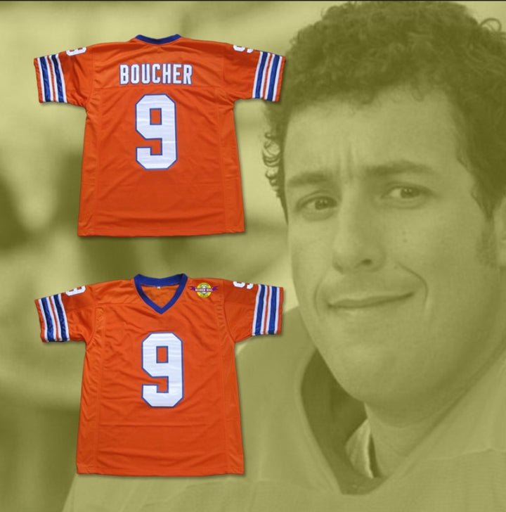 Custom Bobby Boucher 9 Mud Dogs The Waterboy Football Jersey