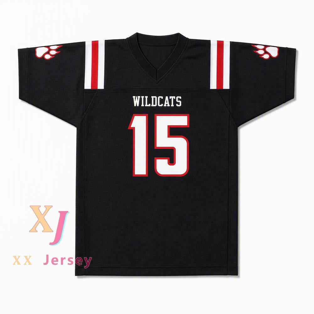 CAMISETA DE FÚTBOL PERSONALIZADA WILDCATS JAELAN PHILLIPS 15 REDLANDS EAST VALLEY HIGH SCHOOL TALLA S-6XL