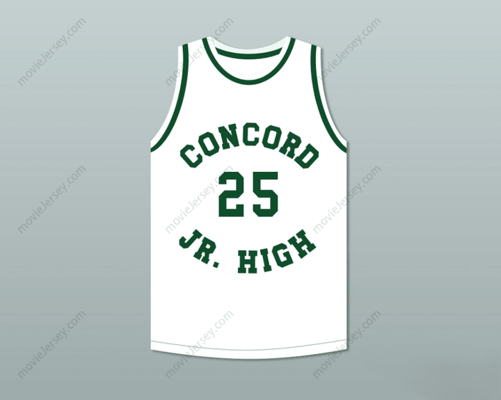 CUSTOM ANY Name Number SHAWN KEMP 25 CONCORD JUNIOR HIGH SCHOOL BASKETBALL JERSEY Top Stitched S-6XL