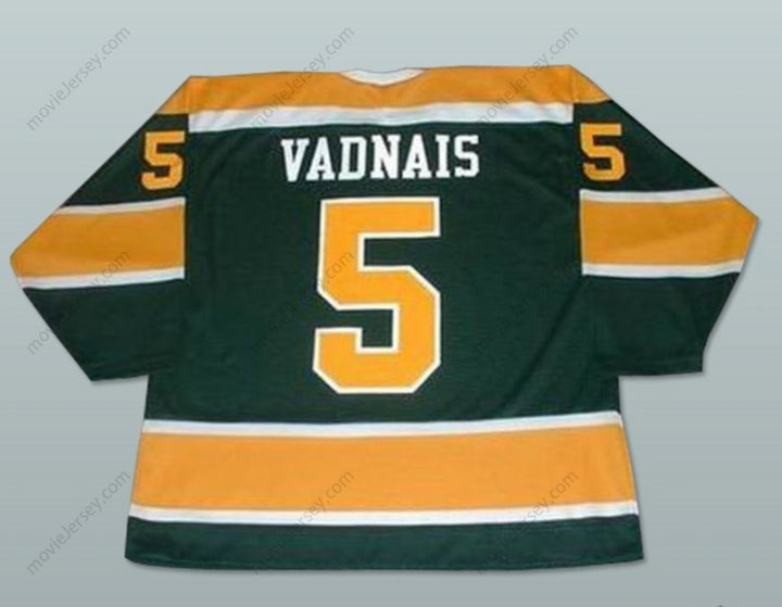 Custom Any Name Number Carol Vadnais 5 California Golden Seals Hockey Jersey Stitched Top Stitched S-6XL