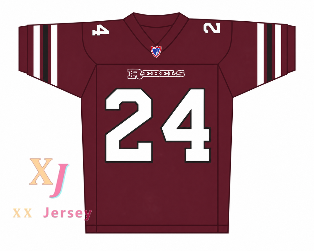Custom Jamal Webber 24 Boston Rebels Football Jersey
