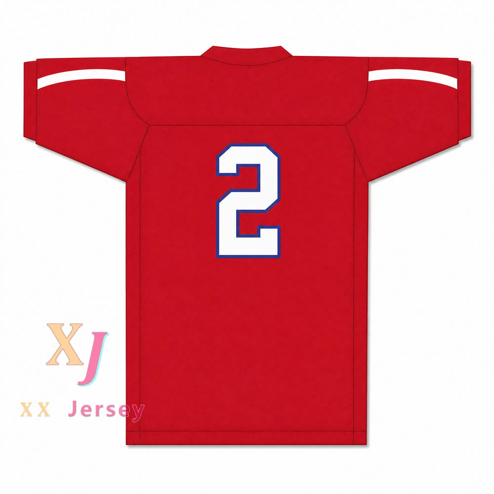 PERSONALIZA con CUALQUIER Nombre SPARTANS ROJO KENNY PICKETT 2 Camiseta de Fútbol Americano de la Escuela Secundaria de Ocean Township Cosida Tallas S-6XL