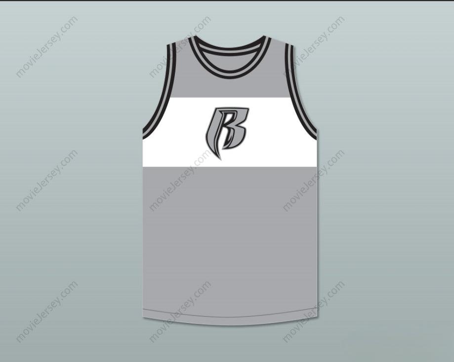 PERSONALIZA Cualquier Nombre Número DMX 84 ROUGH RYDERS GRIS CAMISETA BALONCESTO 4 Puntadas Superiores S-6XL