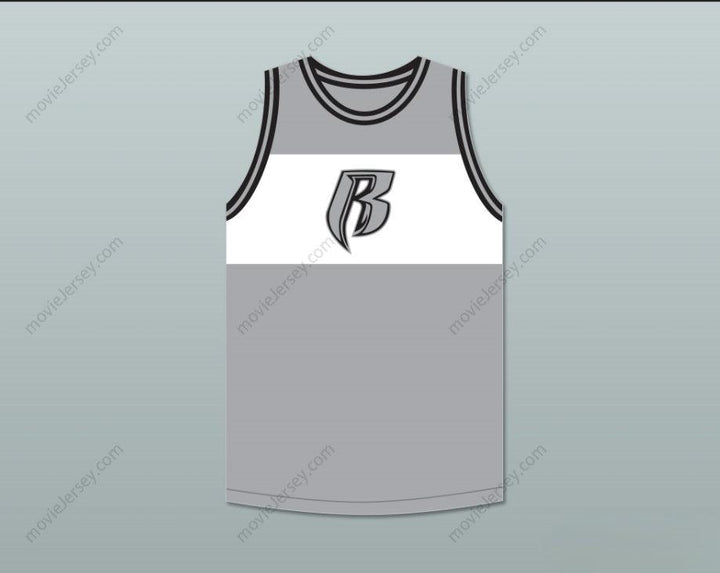 PERSONALIZA Cualquier Nombre Número DMX 84 ROUGH RYDERS GRIS CAMISETA BALONCESTO 4 Puntadas Superiores S-6XL