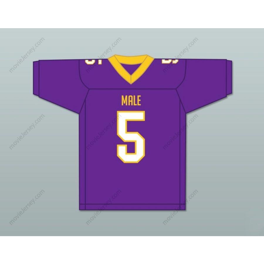 PERSONALIZA Cualquier Nombre Número NATE HOBBS 5 Camiseta de Fútbol Masculina de Secundaria BULLDOGS Cosida Tallas S-6XL