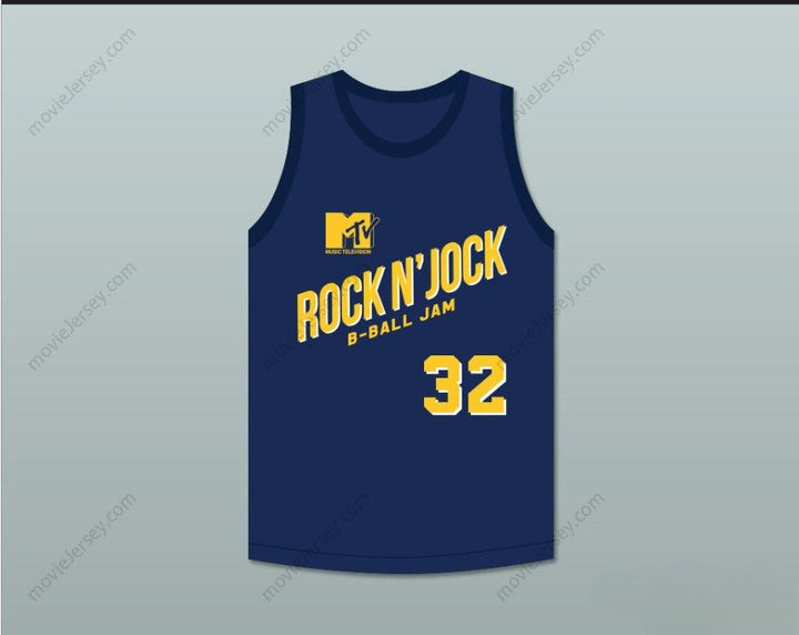 PERSONALIZA cualquier Nombre Número REINA LATIFAH 32 VIOLATORS CAMISETA BALONCESTO SEGUNDA EDICIÓN ANUAL ROCK N' JOCK B-BALL JAM 1992 Cosido Superior S-6XL