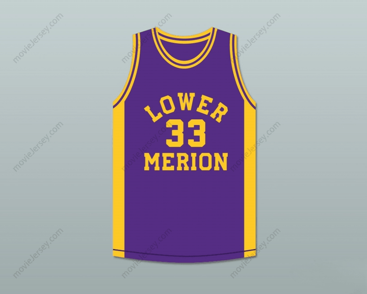 PERSONALIZA Cualquier Nombre Número BRYANT 33 CAMISETA DE BALONCESTO MORADA DE LOS ACES DE LOWER MERION HIGH SCHOOL Talla 4 Bordada S-6XL