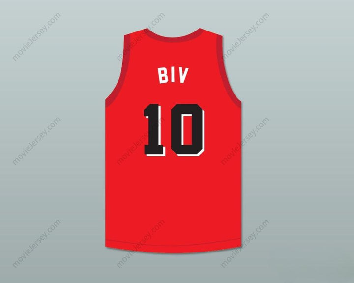 PERSONALIZA CUALQUIER Nombre Número MICHAEL BIVINS BIV 10 BRICKLAYERS CAMISETA BALONCESTO SEGUNDA EDICIÓN ANUAL ROCK N' JOCK B-BALL JAM 1992 Cosido Superior S-6XL