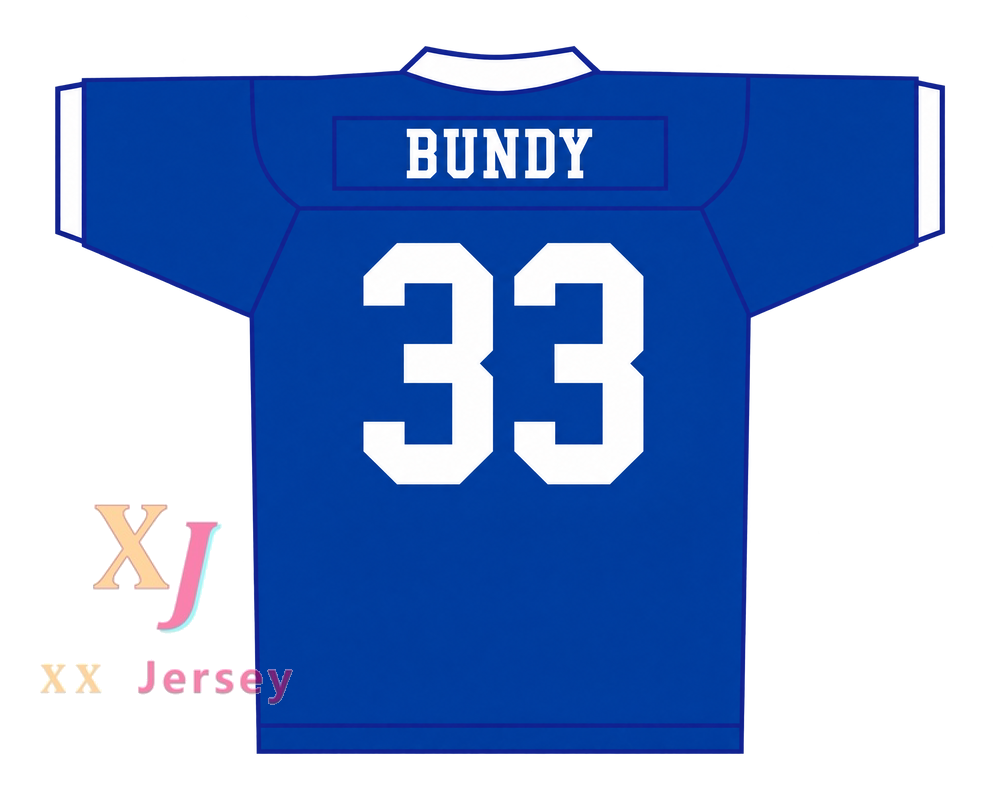 PERSONALIZADO Cualquier Nombre Número AL BUNDY 33 CAMISETA DE FÚTBOL DE CARRERA PROFESIONAL TRATO CON EL DIABLO Camiseta de Fútbol Cosida S-6XL