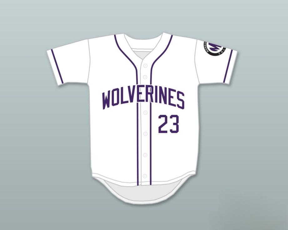 Custom Any Name Number MARTIN PAYNE 23 MORRIS BROWN COLLEGE WOLVERINES WHITE BASEBALL JERSEY Top Stitched S-6XL