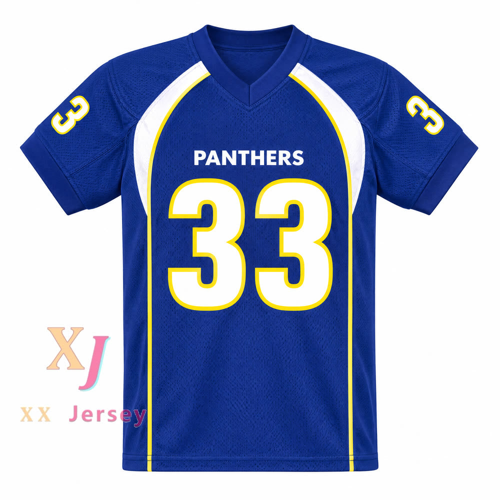 PERSONALIZADA Cualquier Nombre Número TAYLOR KITSCH TIM RIGGINS 33 DILLON PANTHERS Camiseta de Fútbol Cosida S-6XL