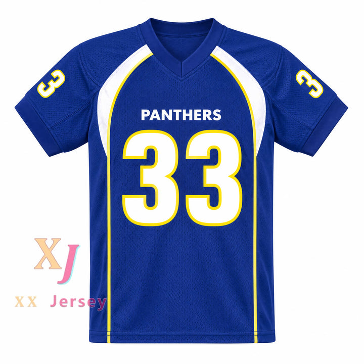 PERSONALIZADA Cualquier Nombre Número TAYLOR KITSCH TIM RIGGINS 33 DILLON PANTHERS Camiseta de Fútbol Cosida S-6XL