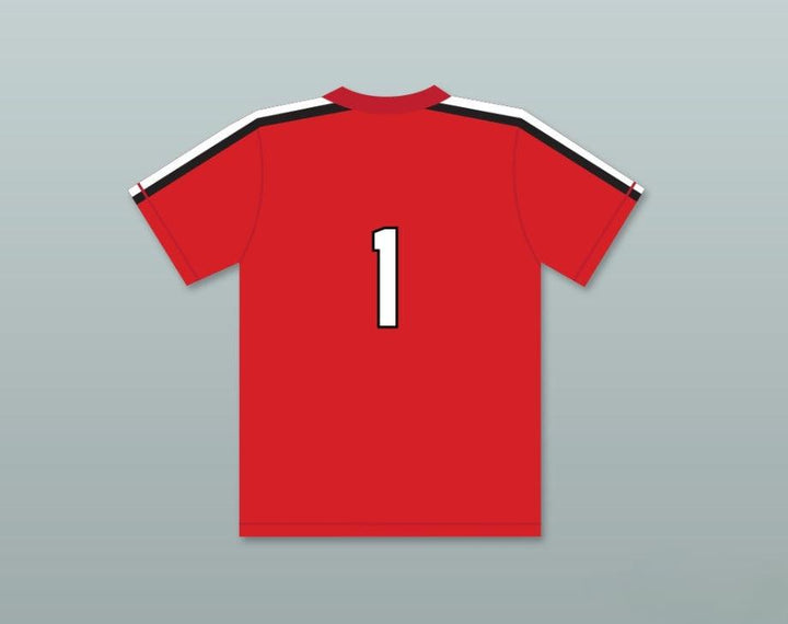 Personalizado Cualquier Nombre Número JON YOSHIWARA 1 CAMISETA DE BÉISBOL LOS BASTARDOS APALEADOS DEL BÉISBOL Costura Superior S-6XL