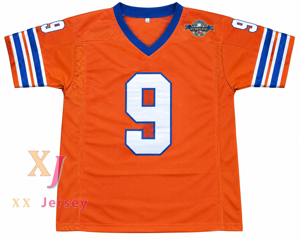 Custom Bobby Boucher 9 Mud Dogs The Waterboy Football Jersey
