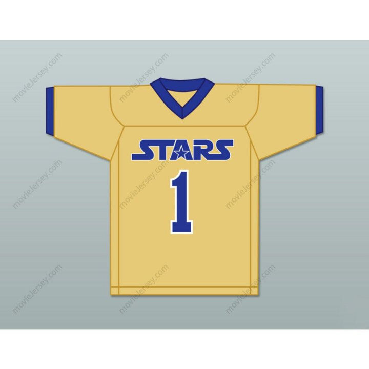 PERSONALIZADA Cualquier Nombre Número LARRY FITZGERALD 1 ACADEMY OF HOLY ANGELS STARS Camiseta de Fútbol Bordada Tallas S-6XL
