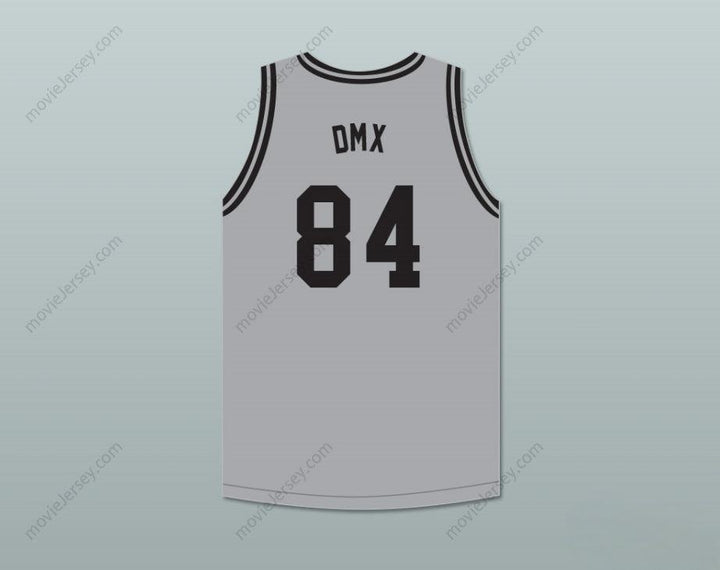 CAMISETA DE BALONCESTO DMX 84 ROUGH RYDERS GRIS PERSONALIZADA CON CUALQUIER Nombre Número 3 Costuras Reforzadas Tallas S-6XL