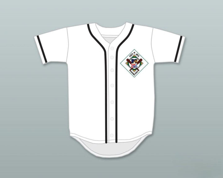 Personaliza con Cualquier Nombre y Número KEVIN COSTNER 5 SALAMANDERS CAMISETA DE BÉISBOL 1.ª EDICIÓN ANUAL ROCK N' JOCK DIAMOND DERBY 1990 Costuras Reforzadas S-6XL
