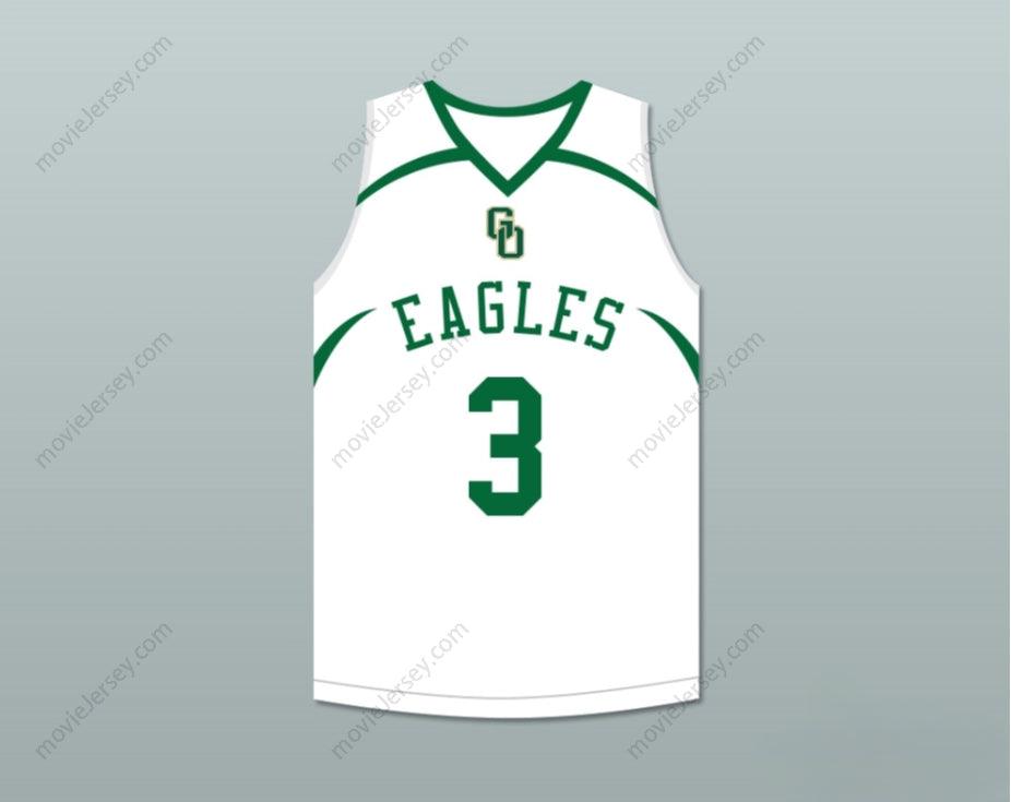 CUSTOM ANY Name Number CJ MCCOLLUM 3 GLENOAK HIGH SCHOOL GOLDEN  WHITE BASKETBALL JERSEY Top Stitched S-6XL