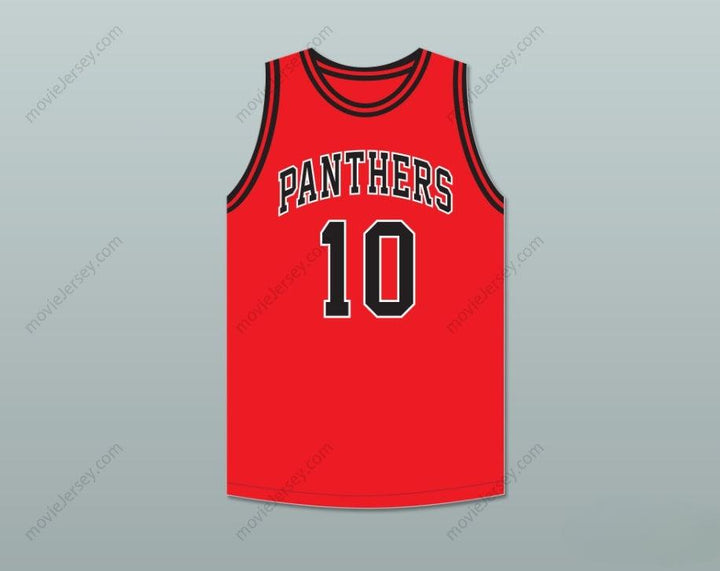 CUSTOM ANY Name Number MAURICE CHEEKS 10 DUSABLE HIGH SCHOOL PANTHERS RED BASKETBALL JERSEY 1 Top Stitched S-6XL