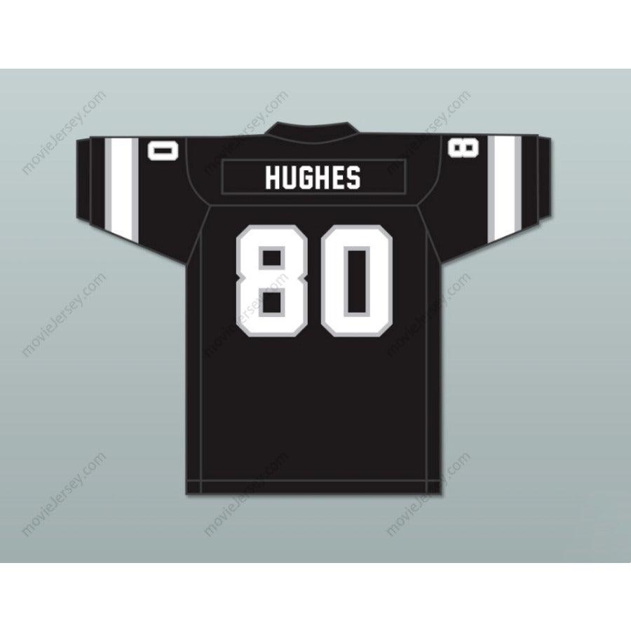 CAMISETA DE FÚTBOL AMERICANA PERSONALIZADA CON NOMBRE Y NÚMERO 1974 WFL DENNIS HUGHES 80 JACKSONVILLE SHARKS DE VISITANTE Cosida Tallas S-6XL