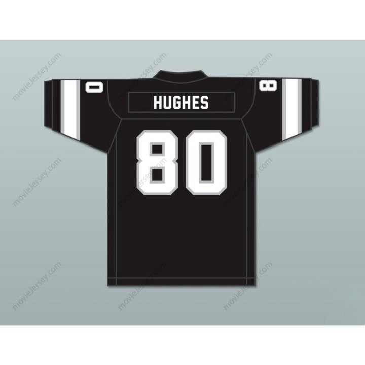 CAMISETA DE FÚTBOL AMERICANA PERSONALIZADA CON NOMBRE Y NÚMERO 1974 WFL DENNIS HUGHES 80 JACKSONVILLE SHARKS DE VISITANTE Cosida Tallas S-6XL