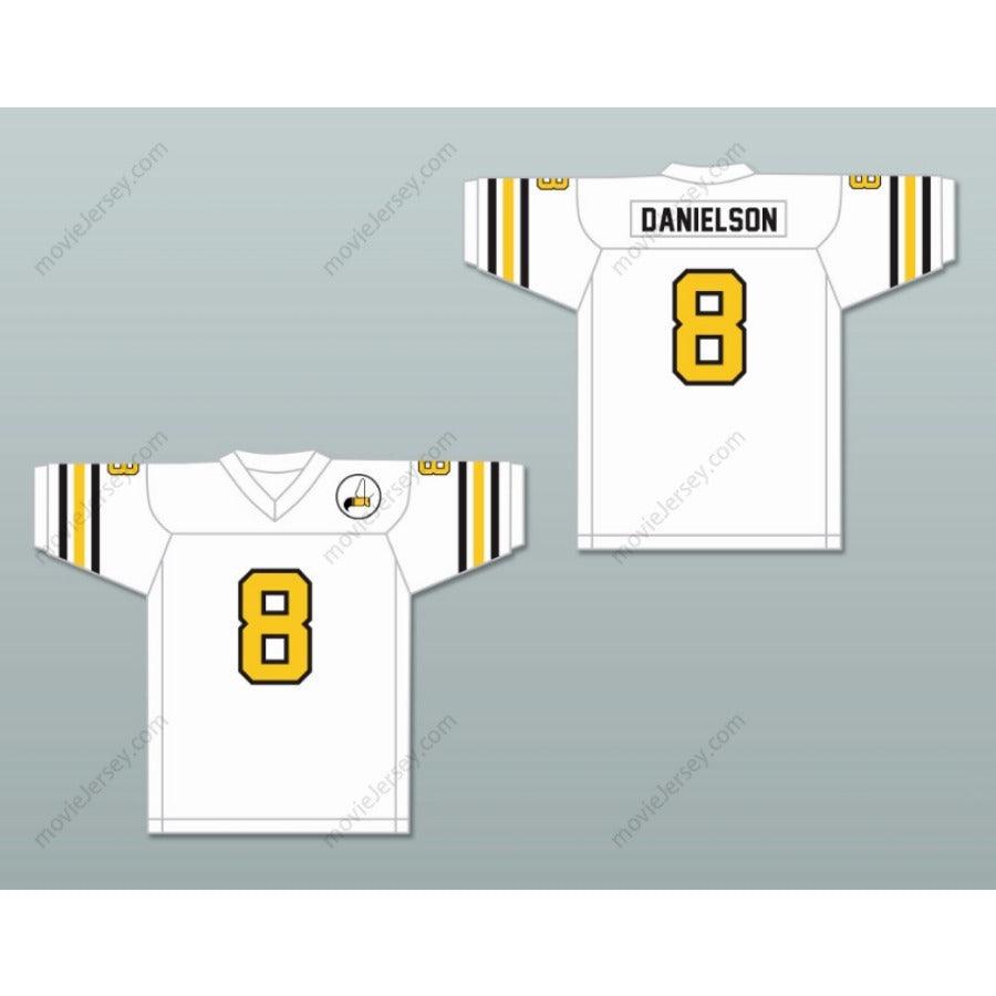 PERSONALIZA Cualquier Nombre Número 1974 WFL GARY DANIELSON 8 CHARLOTTE HORNETS Camiseta de Fútbol de Visitante con Bordado S-6XL