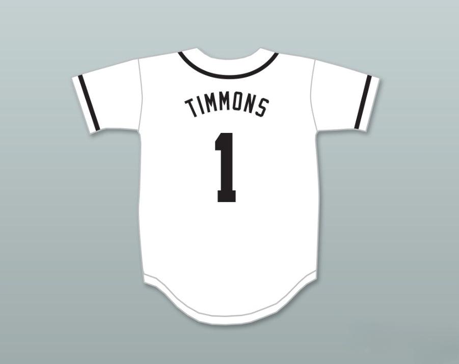 Personalizado cualquier nombre número TIMMY TIMMONS 1 CAMISETA DE BÉISBOL THE SANDLOT Con costuras superiores S-6XL